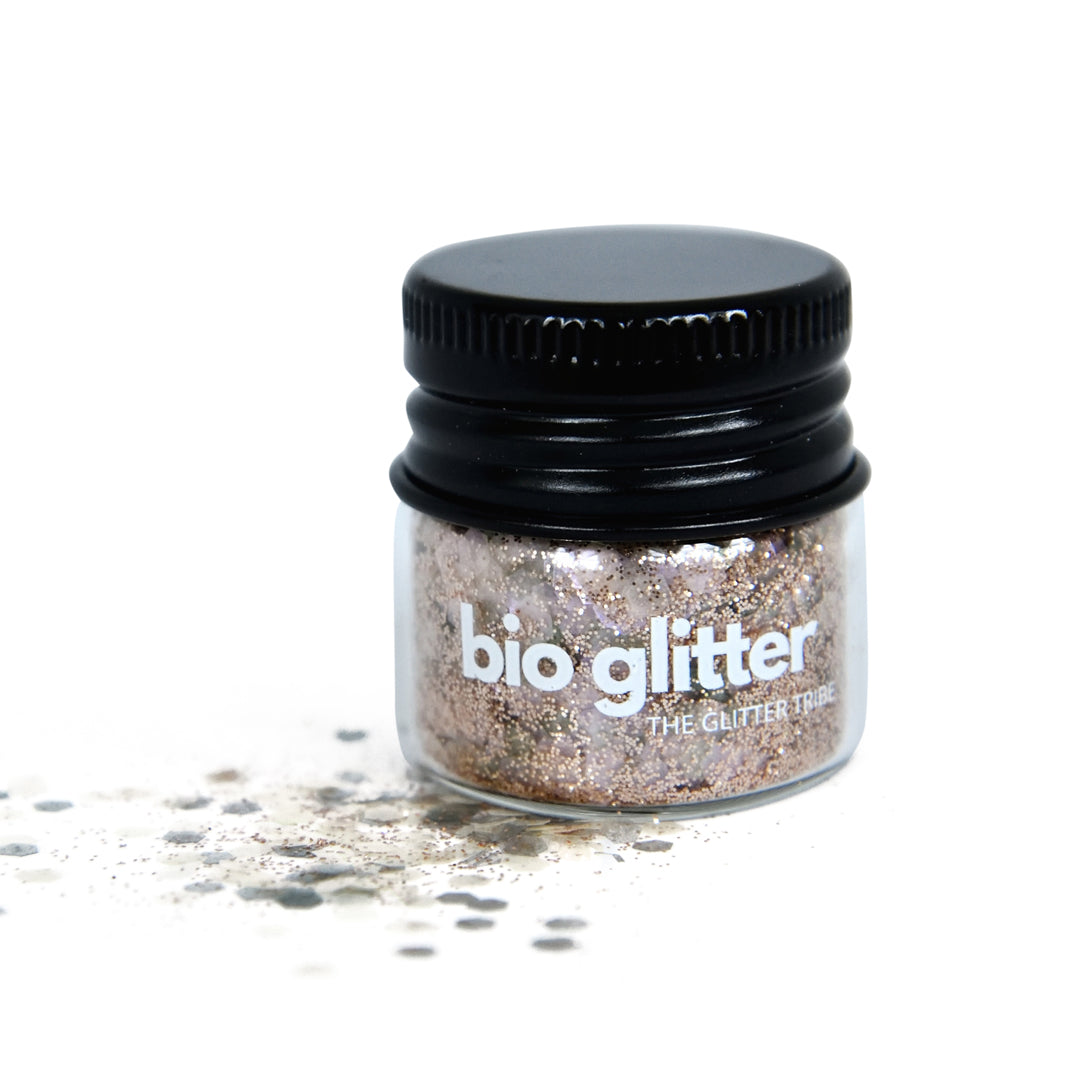 Desert Flower bioglitter in a glas jar