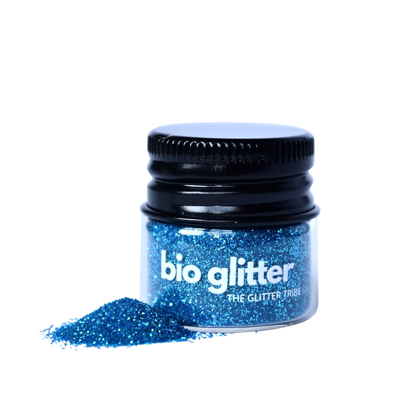 blue fine bio glitter its biodegradable and eco friendly The Glitter Tribe 